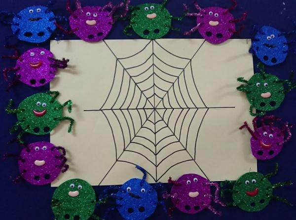 Anasınıfı B şubesi öğretmenimiz Ülkü PASKAL´ın Örümcek konulu sanat etkinliği